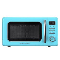 Galanz - 1.1 Cu. Ft Retro MicroWave - Blue - Front_Zoom