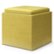 Angle Zoom. Simpli Home - Rockwood Cube Storage Ottoman with Tray - Dijon Yellow.