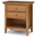 Angle Zoom. Simpli Home - Amherst Bedside Table - Light Golden Brown.