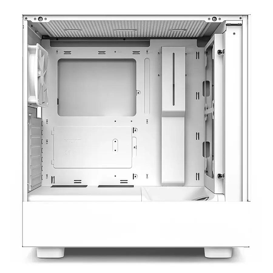 Nzxt H5 Flow Atx Mid Tower Pc Case White Cc-h51fw-01 - Open Box - Best Buy