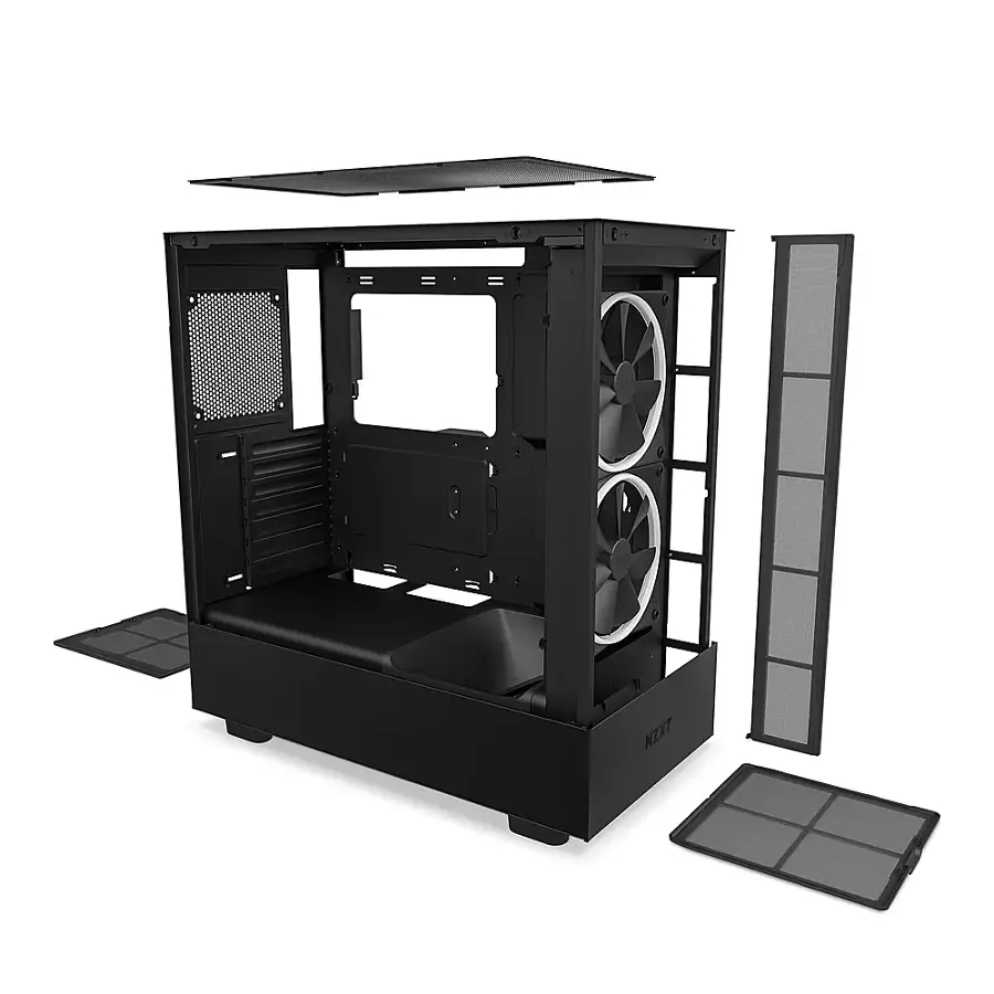 Nzxt H5 Elite Atx Mid Tower Pc Case Black Cc-h51eb-01 - Open Box - Best Buy