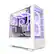 Front. NZXT - H5 Elite ATX Mid-Tower Case - White.