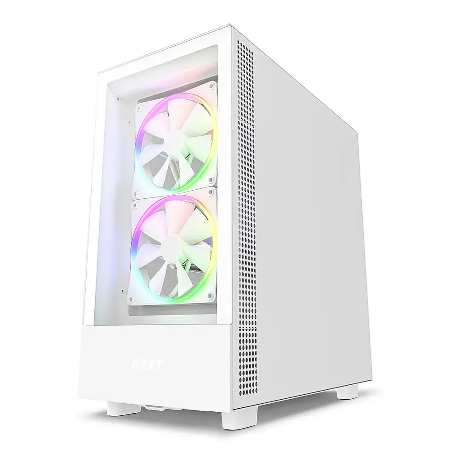 Nzxt H5 Elite Atx Mid Tower Pc Case White Cc-h51ew-01 - Open Box - Best Buy