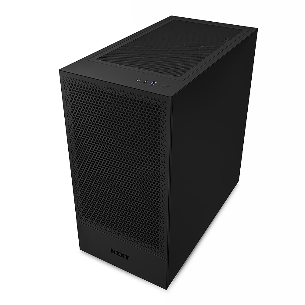 Alt View 11. NZXT - H5 Flow ATX Mid-Tower Case - Black.