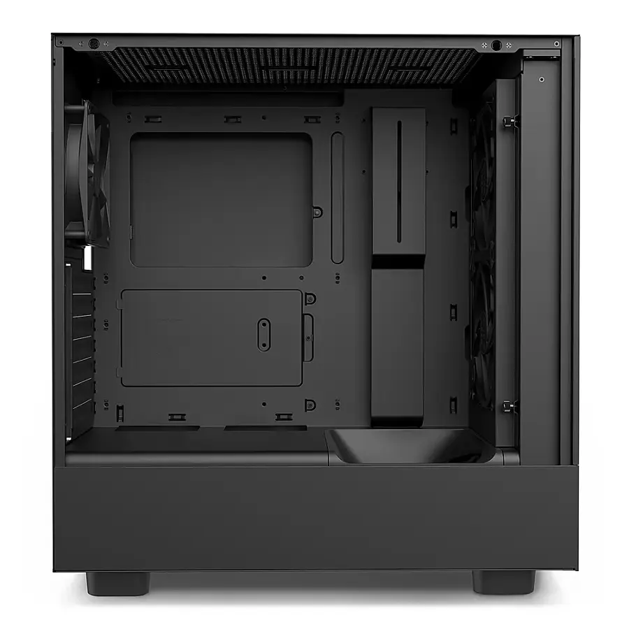 Nzxt H5 Flow Atx Mid Tower Pc Case Black Cc-h51fb-01 - Open Box - Best Buy