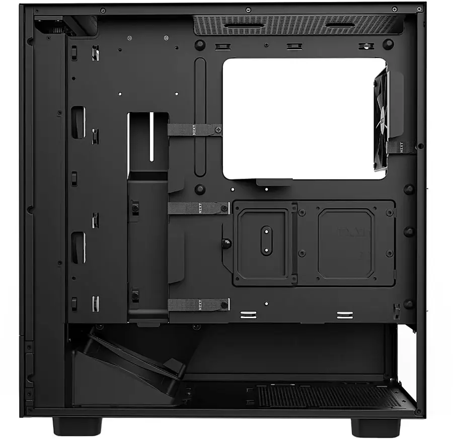 Nzxt H5 Flow Atx Mid Tower Pc Case Black Cc-h51fb-01 - Open Box - Best Buy