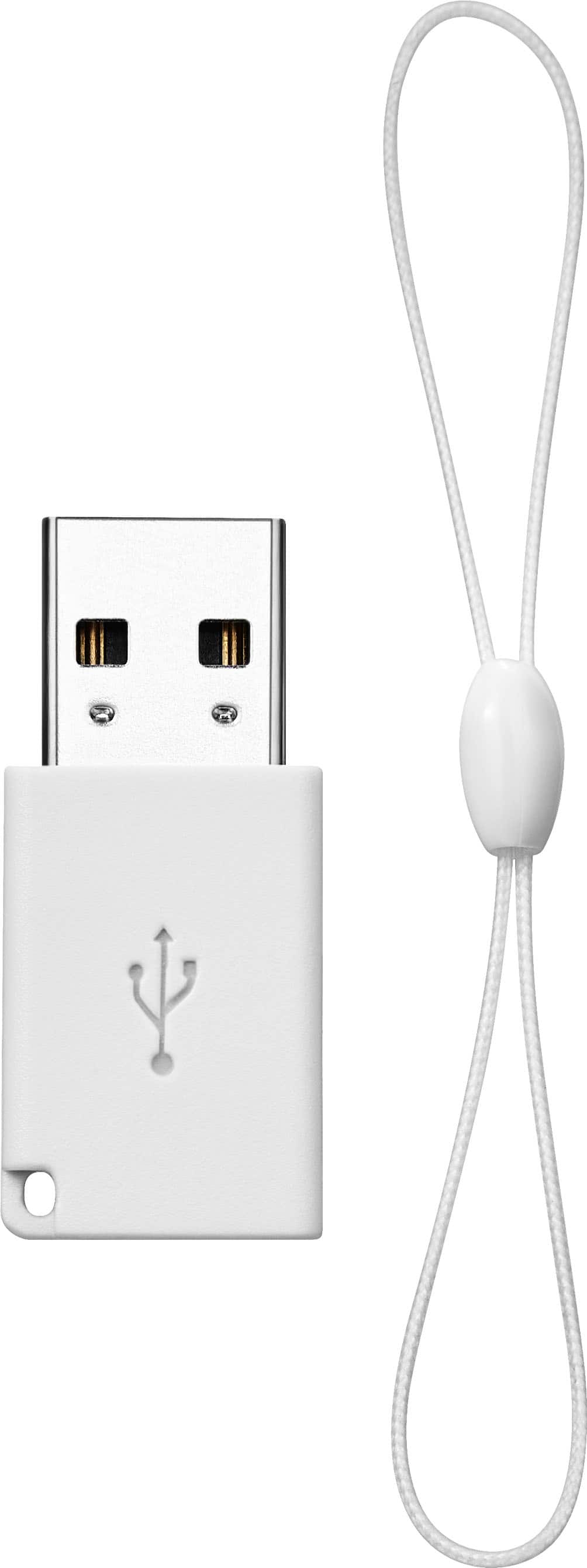 Alt View 16. Best Buy essentials™ - Female USB-C to Male USB Adapter (2-Pack) - White.
