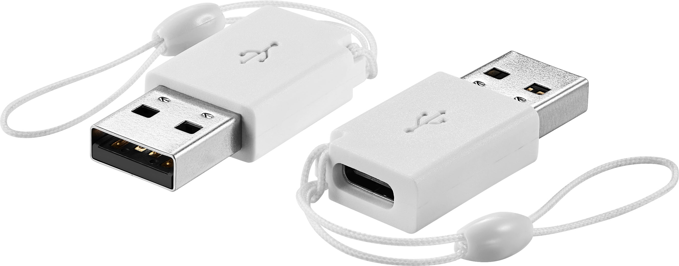 Buy essentials™ Female USB-C to Male USB Adapter (2-Pack) White BE-MAUSBC2AW23 - Best Buy