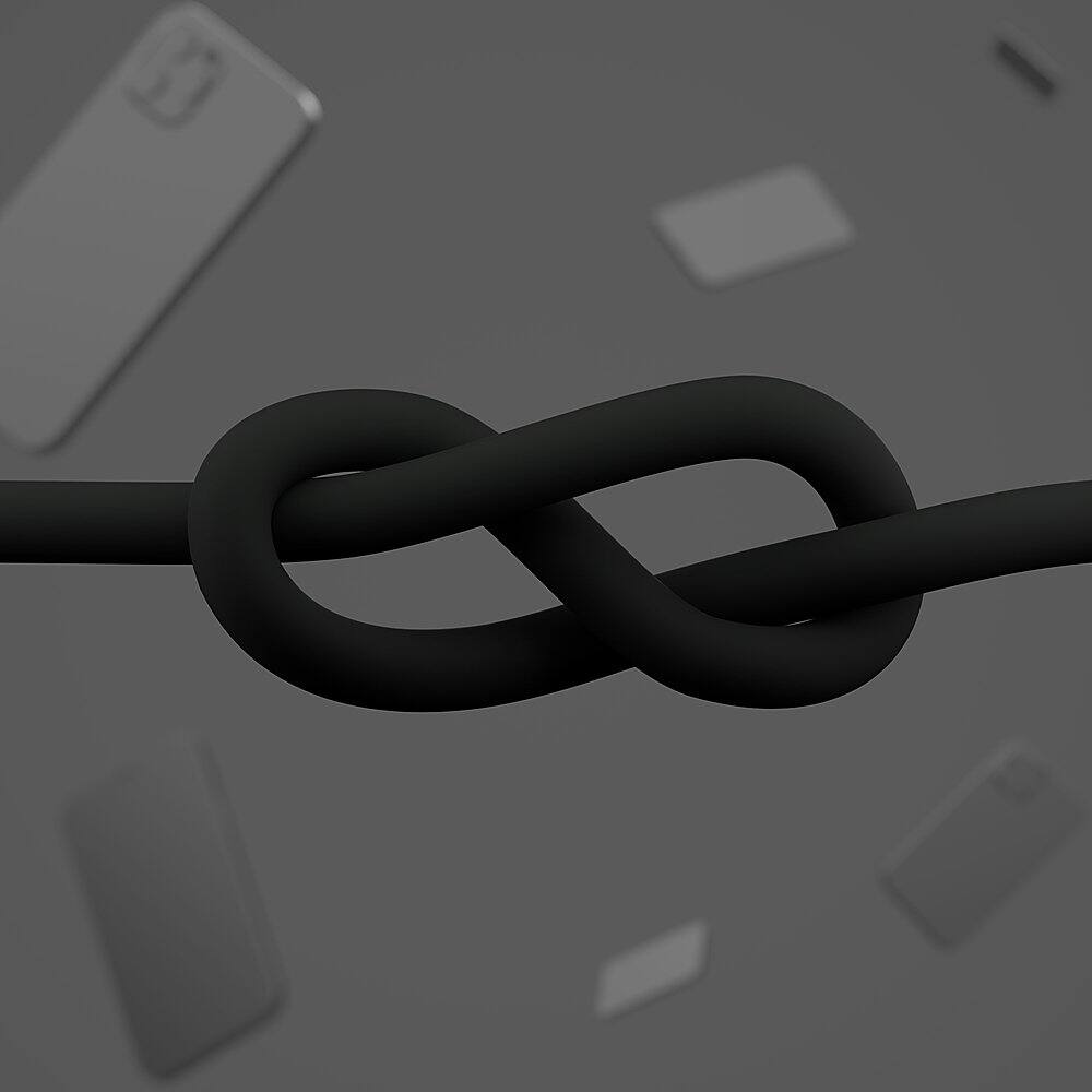 Alt View 13. Belkin - BoostCharge Flex Silicone USB-C to USB-C 6.6FT, MFi-Certified Charging Cable with Cable Clip - Black.