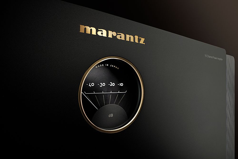 Back View: Marantz - AMP 10 200W 16-CH. Power Amplifier - Black