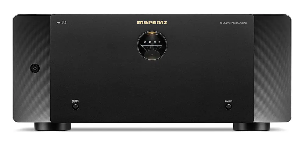Front. Marantz - AMP 10 200W 16-CH. Power Amplifier - Black.