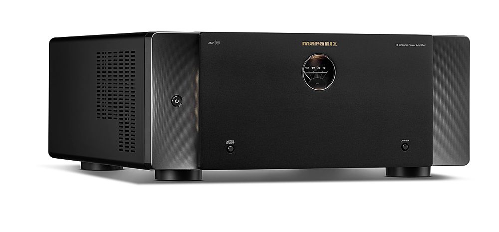 Left. Marantz - AMP 10 200W 16-CH. Power Amplifier - Black.