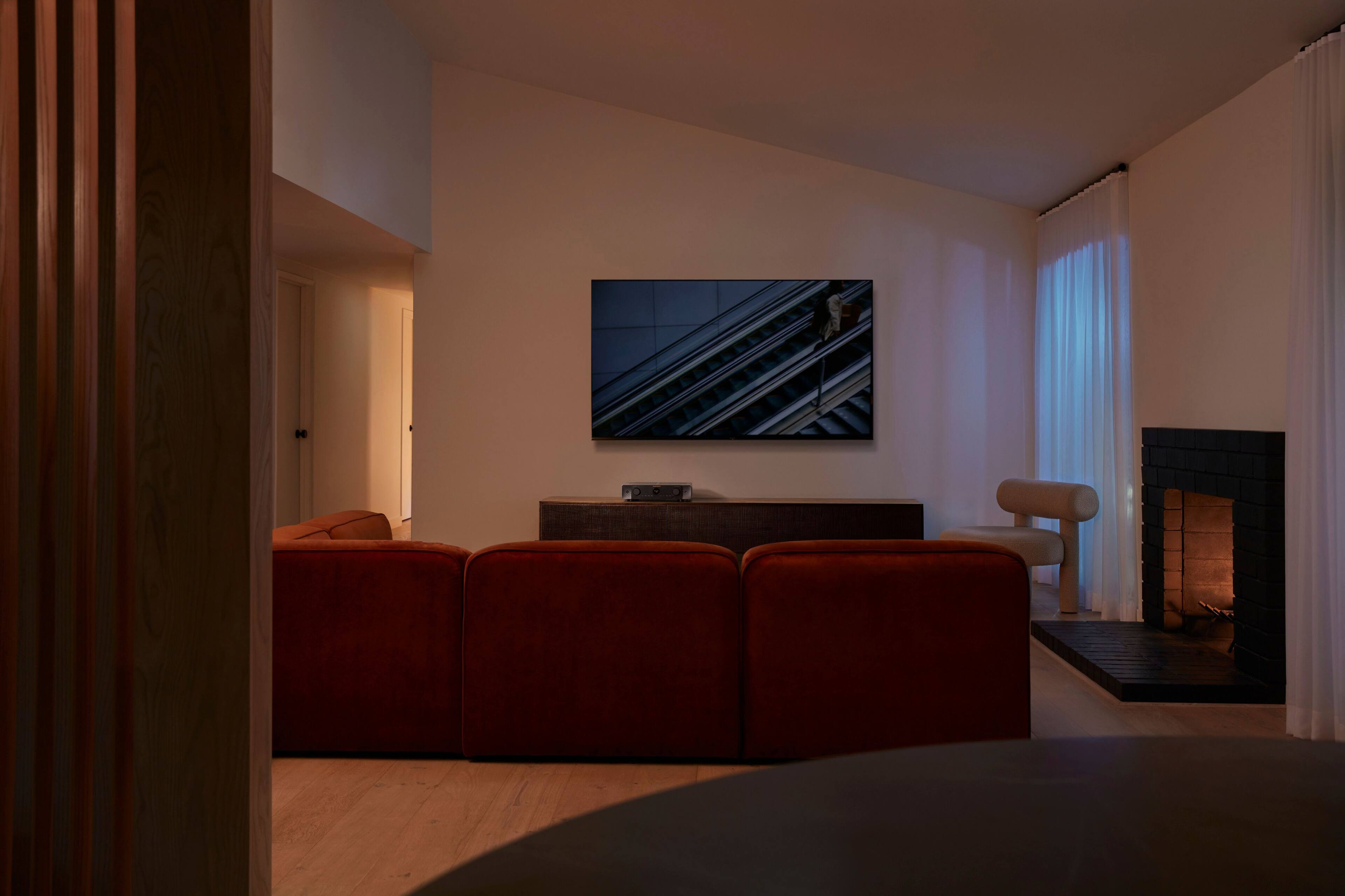 Alt View 16. Marantz - Cinema 70S 50W 7.2-Ch Bluetooth Capable with HEOS 8K Ultra HD HDR Compatible A/V Home Theater Receiver with Alexa - Black.