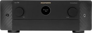 Marantz - Cinema 50 110W 9.4-Ch Bluetooth Capable with HEOS 8K Ultra HD HDR Compatible A/V Home Theater Receiver with Alexa - Black - Front_Zoom