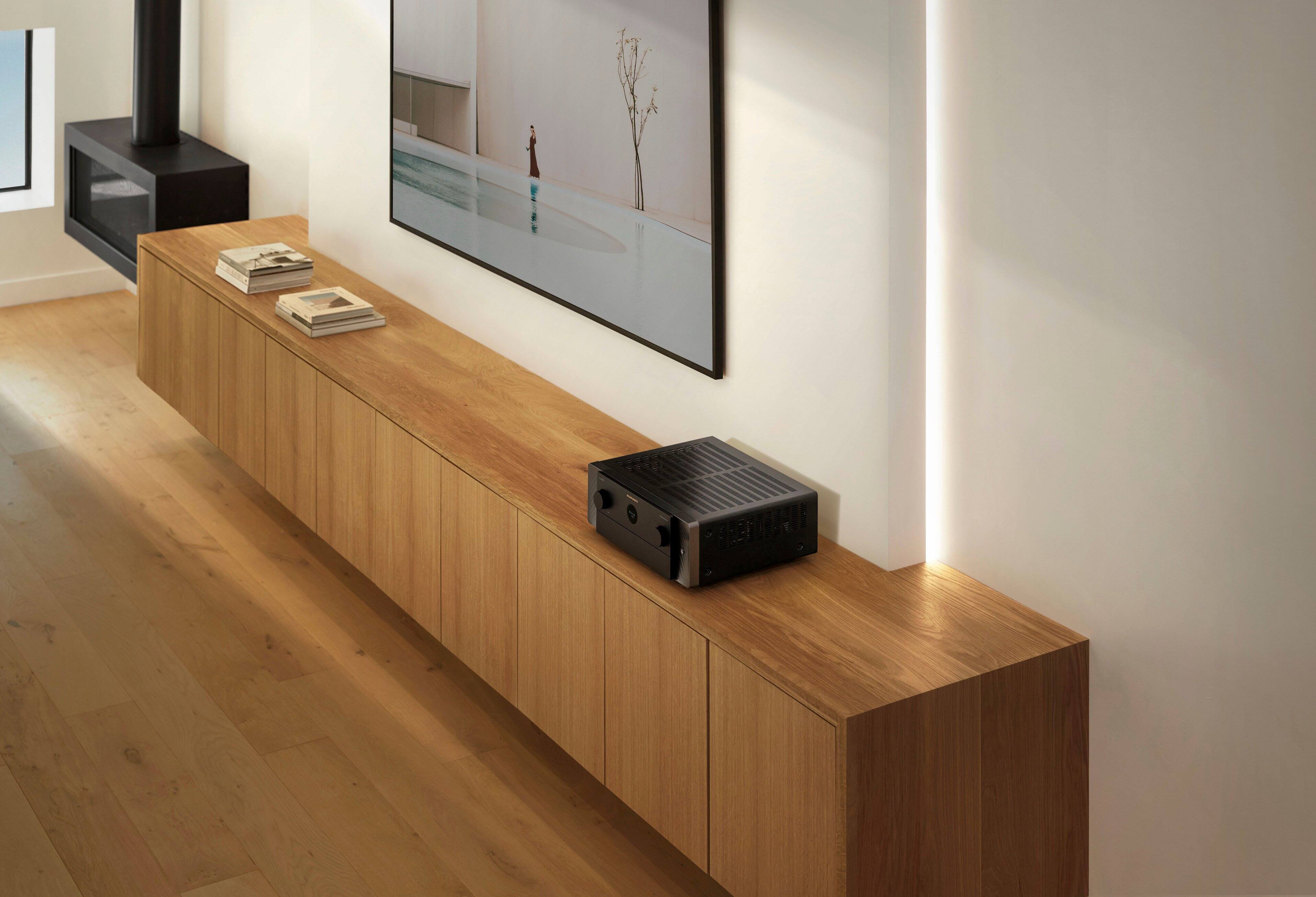 Alt View 16. Marantz - Cinema 50 110W 9.4-Ch Bluetooth Capable with HEOS 8K Ultra HD HDR Compatible A/V Home Theater Receiver with Alexa - Black.