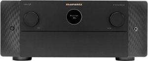 Marantz - Cinema 40 125W 9.4 Ch Bluetooth Capable with HEOS and Dolby Atmos 8K Ultra HD A/V Home Theater Receiver with Alexa - Black - Front_Zoom