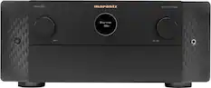 Front. Marantz - Cinema 40 125W 9.4 Ch Bluetooth Capable with HEOS and Dolby Atmos 8K Ultra HD A/V Home Theater Receiver with Alexa - Black.