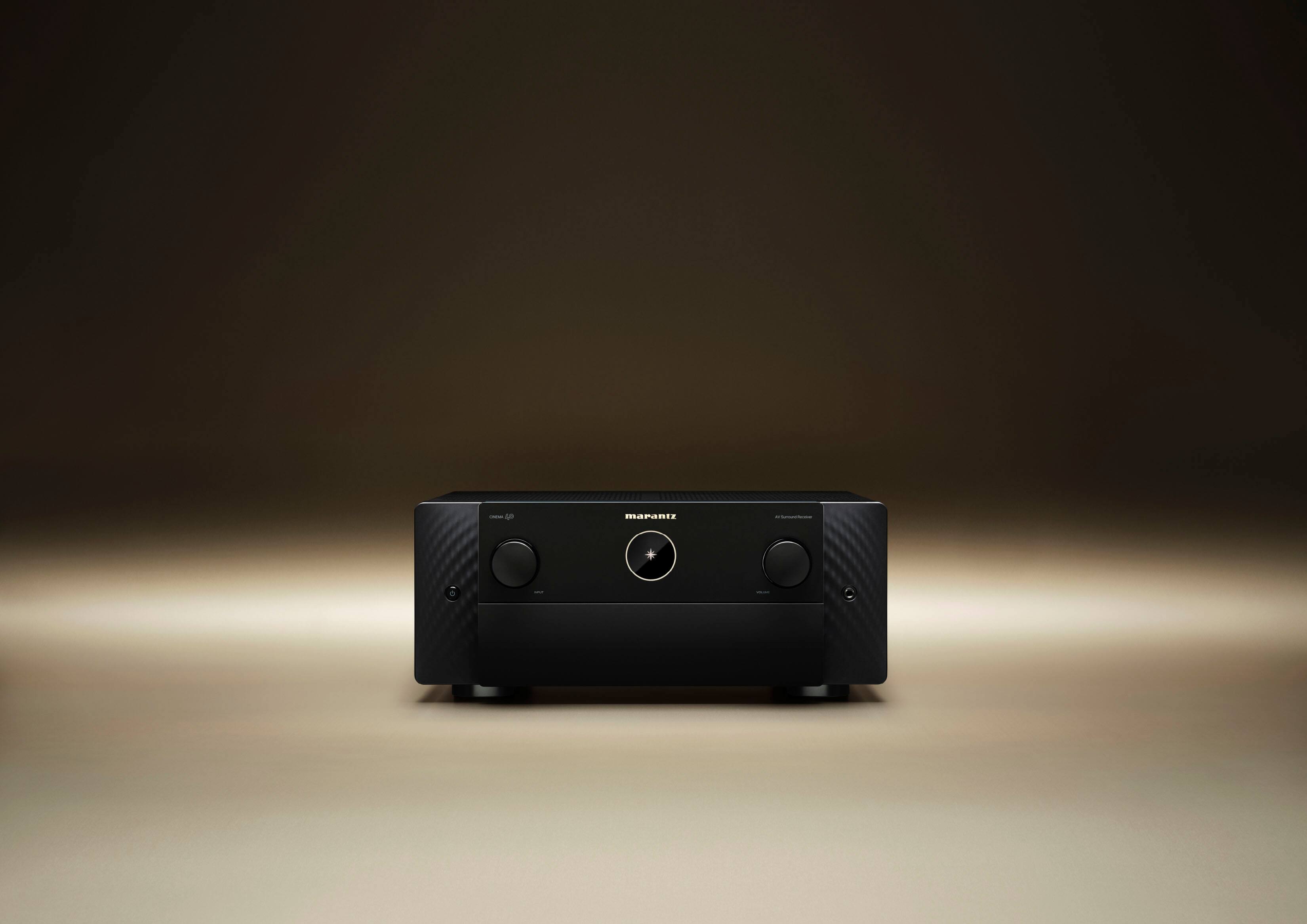 Alt View 16. Marantz - Cinema 40 125W 9.4 Ch Bluetooth Capable with HEOS and Dolby Atmos 8K Ultra HD A/V Home Theater Receiver with Alexa - Black.