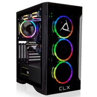 CLX - SET Gaming Desktop - AMD Ryzen 9 7900X - 32GB DDR5 4800 Memory - NVIDIA GeForce RTX 3080 - 500GB M.2 NVMe SSD + 4TB HDD - Front_Zoom
