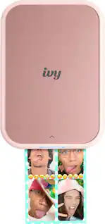 Front. Canon - IVY 2 Mini Photo Printer - Blush Pink.