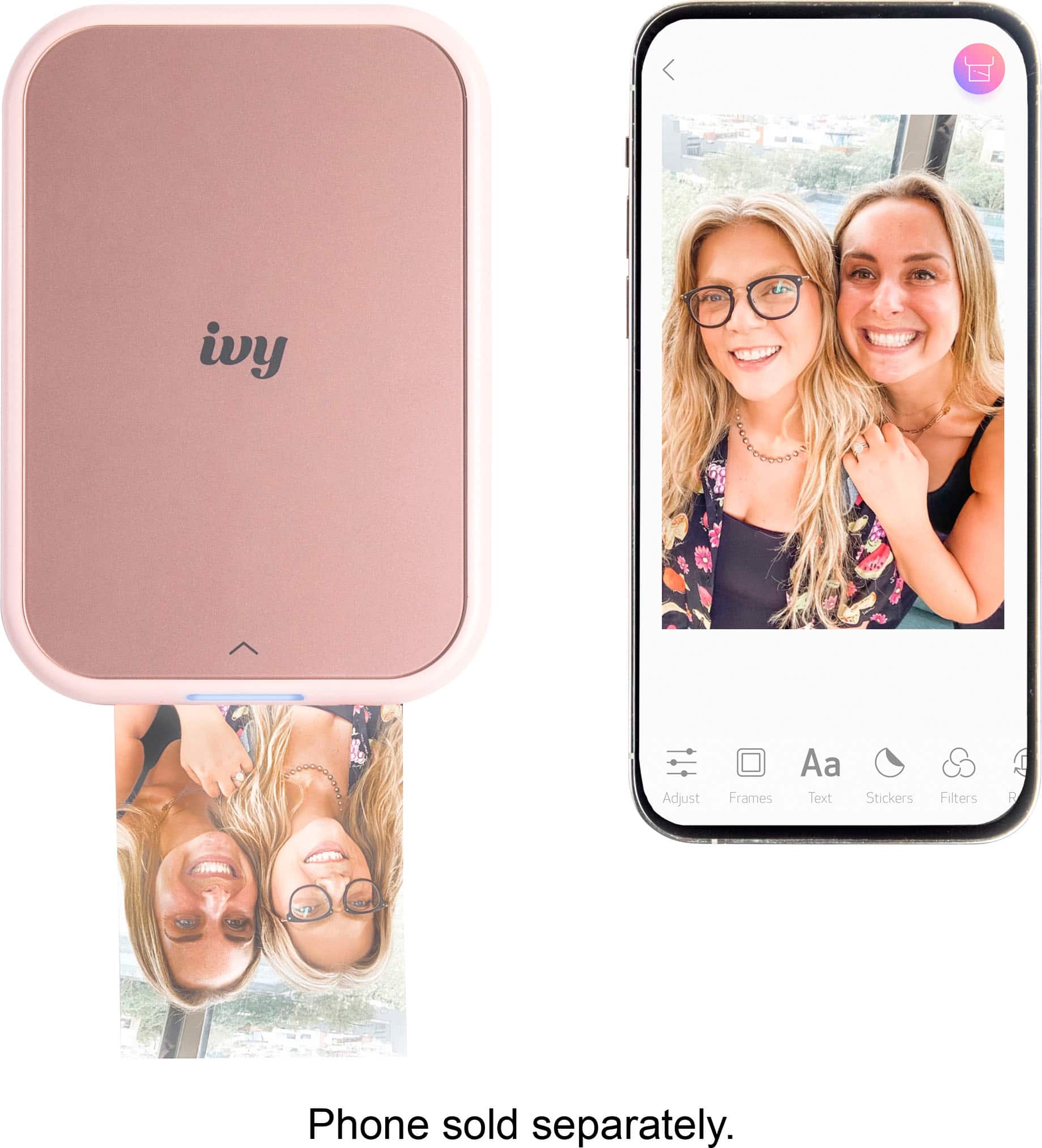 Alt View 12. Canon - IVY 2 Mini Photo Printer - Blush Pink.