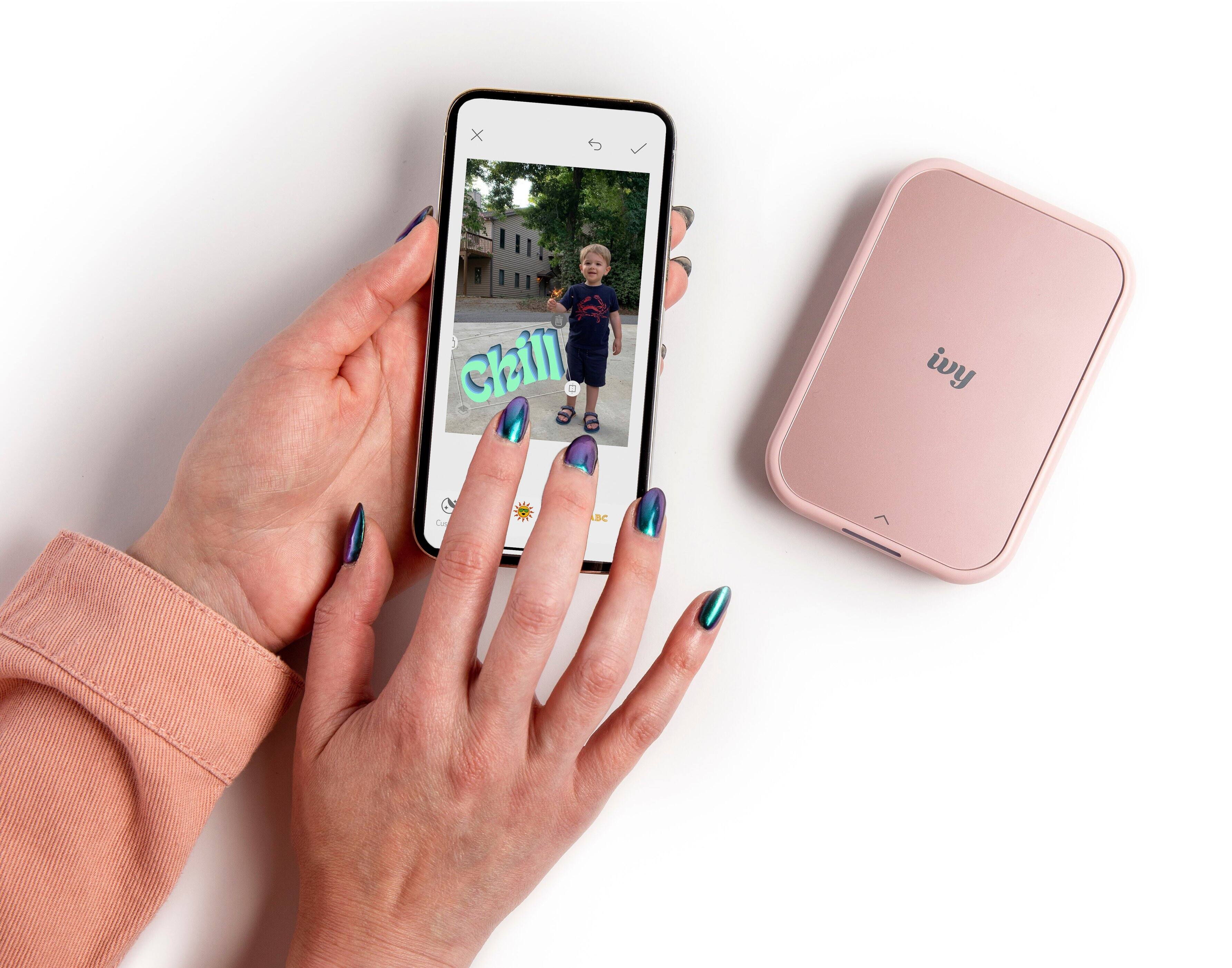 Alt View 14. Canon - IVY 2 Mini Photo Printer - Blush Pink.