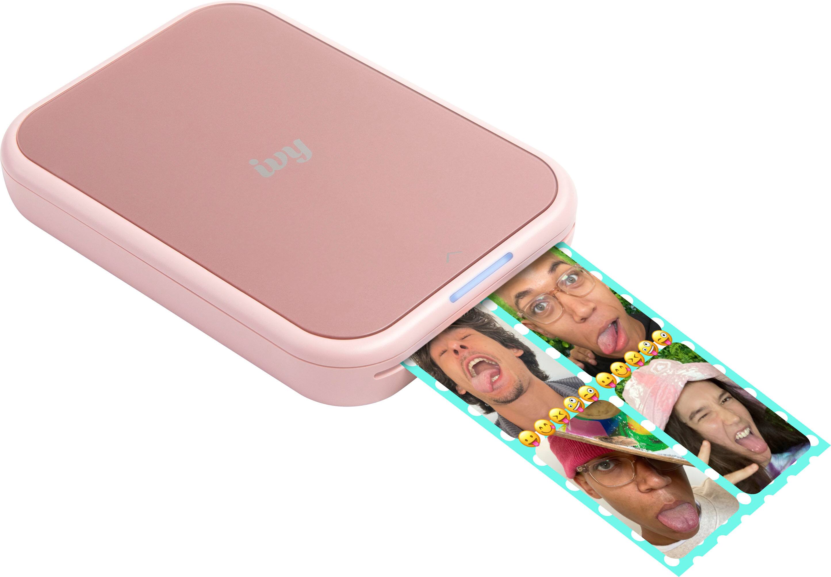 Left. Canon - IVY 2 Mini Photo Printer - Blush Pink.