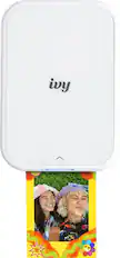 Front. Canon - IVY 2 Mini Photo Printer - Pure White.