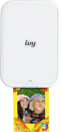 Canon - IVY 2 Mini Photo Printer - Pure White