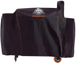 Pit Boss - Sportsman 1100 Grill Cover - Black - Front_Zoom