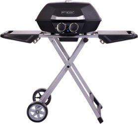 Pit Boss - 2-Burner Portable Gas Grill with Collapsible Cart - Black Sand - Angle_Zoom