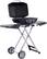 Alt View 12. Pit Boss - 2-Burner Portable Gas Grill with Collapsible Cart - Black Sand.