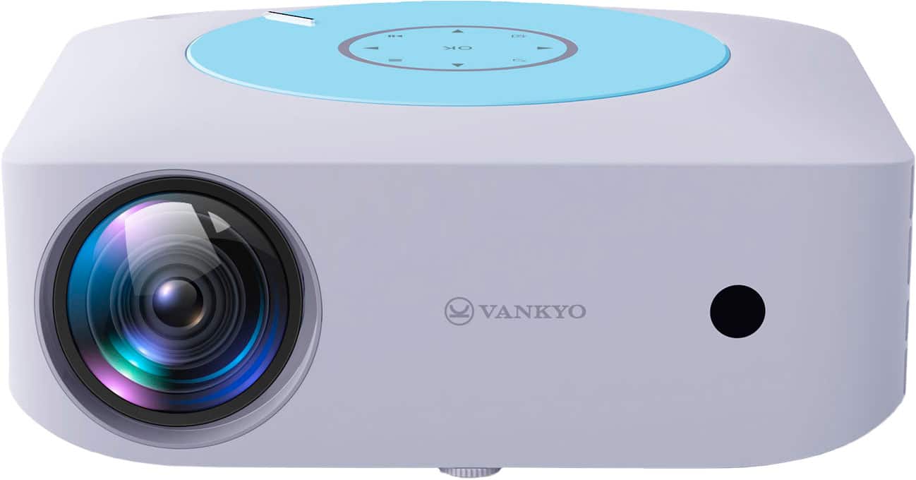 Alt View 11. Vankyo - Leisure E30TBS Native 1080P Wireless Single LCD Projector, Screen Included - White/Blue.