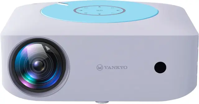Alt View 11. Vankyo - Leisure E30TBS Native 1080P Wireless Single LCD Projector, Screen Included - White/Blue.