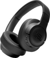 JBL - Tune 760NC Wireless Noise Cancelling Over-Ear Headphones - Black - Front_Zoom