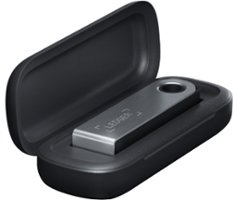 Ledger - Nano S Plus Crypto Hardware Wallet Case - Black - Front_Zoom
