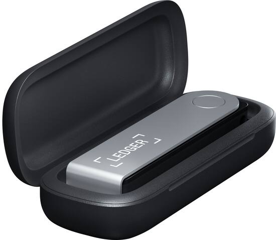 Ledger Nano X Crypto Hardware Wallet Case Black Nano X Case