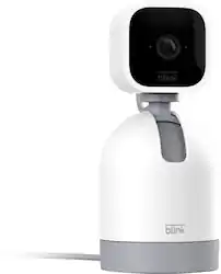 Blink - Mini Pan-Tilt Camera - Rotating indoor plug-in smart security camera, two-way audio, HD video, motion detection - White - Front_Zoom