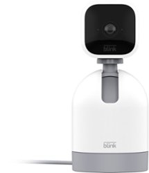 Blink - Mini Pan-Tilt Indoor Wired 1080P Security Camera - White - Front_Zoom
