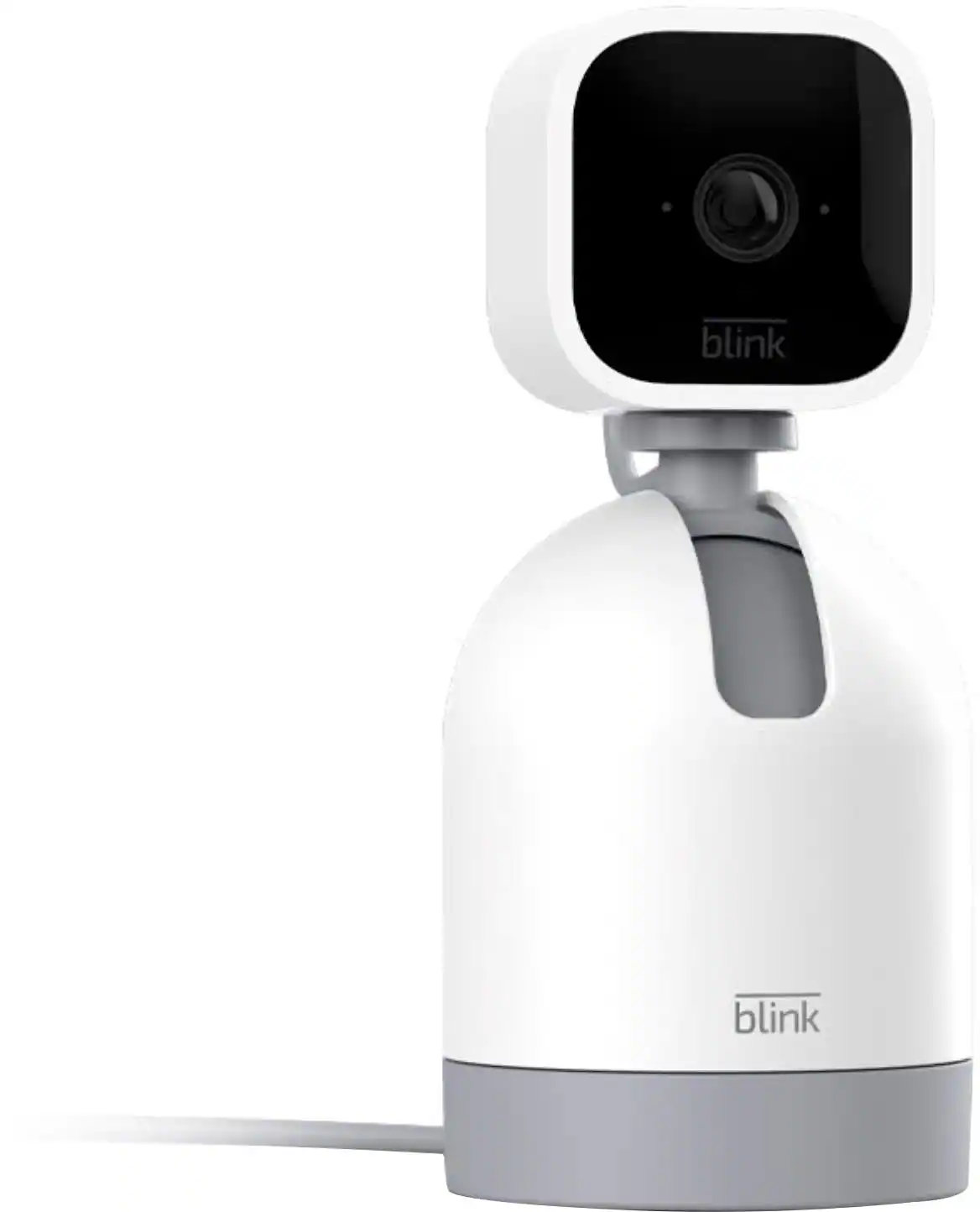 Blink - Mini Pan-Tilt Camera - Rotating indoor plug-in smart security camera, two-way audio, HD video, motion detection - White