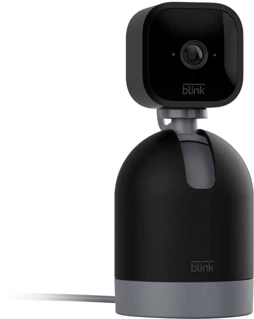 Blink - Mini Pan-Tilt Camera - Rotating indoor plug-in smart security camera, two-way audio, HD video, motion detection - Black