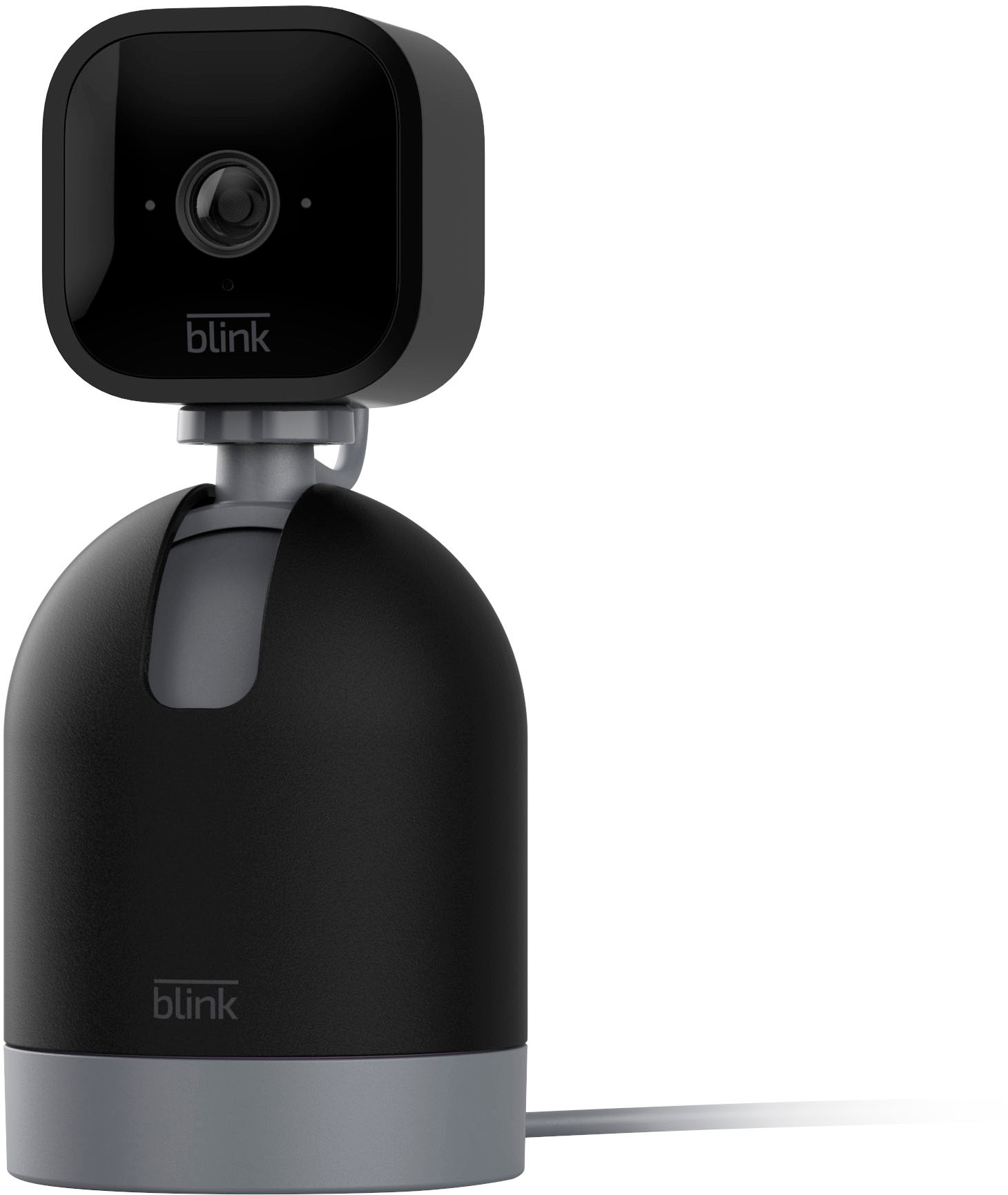 Blink Mini Pan-Tilt Alexa-Enabled Indoor Rotating Plug-In Smart Security  Camera - White