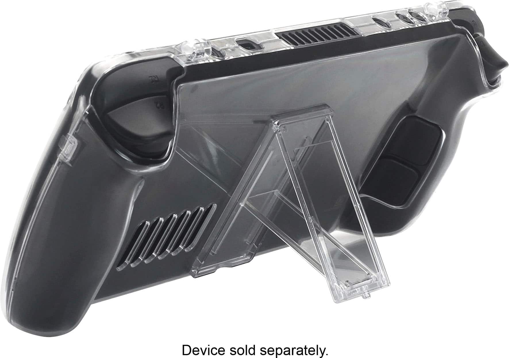 Alt View 13. Insignia™ - Clear Case for Steam Deck & Steam Deck OLED - Clear.