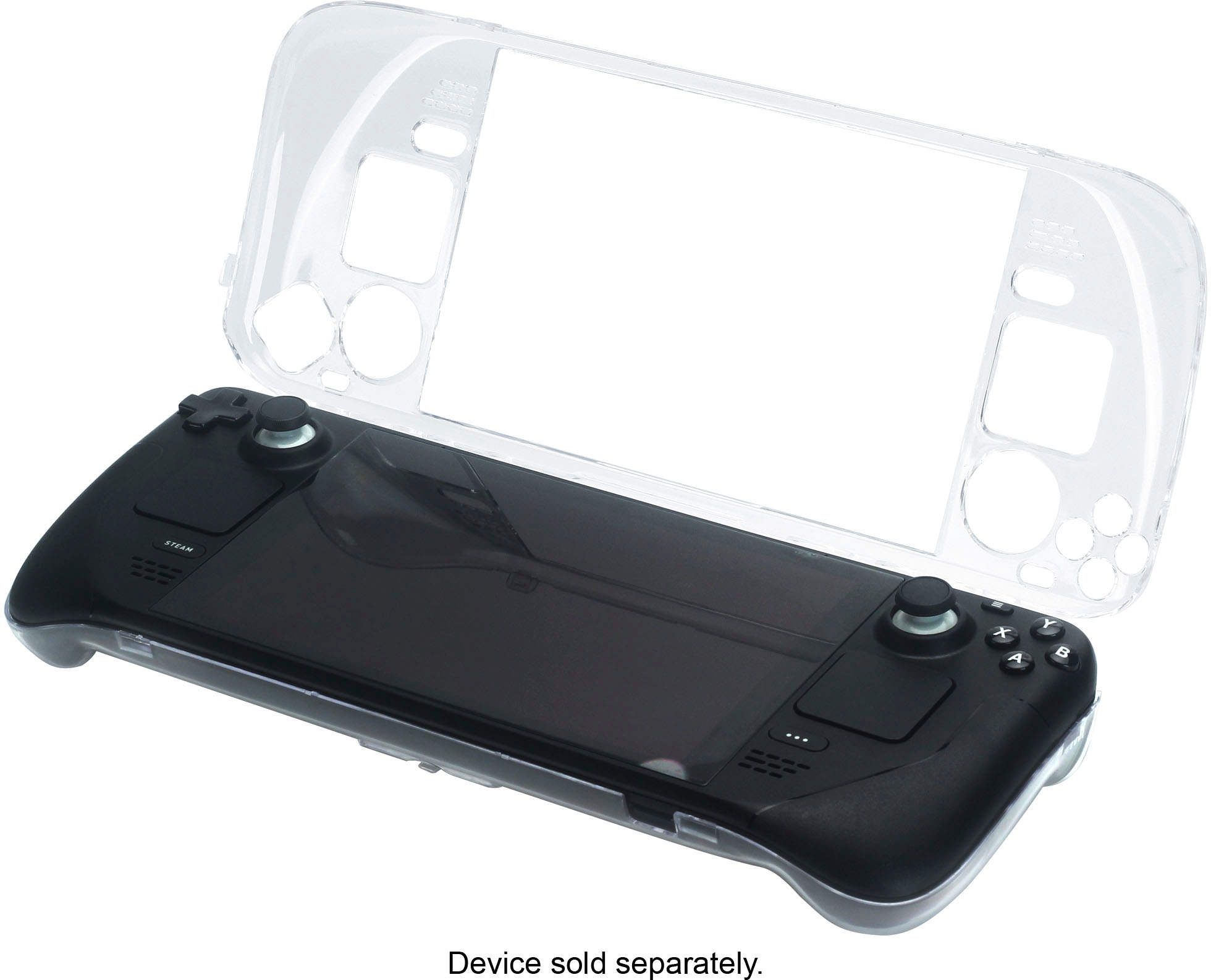 Clear Case for Steam Deck Game Console, Hard PC Protective Case
