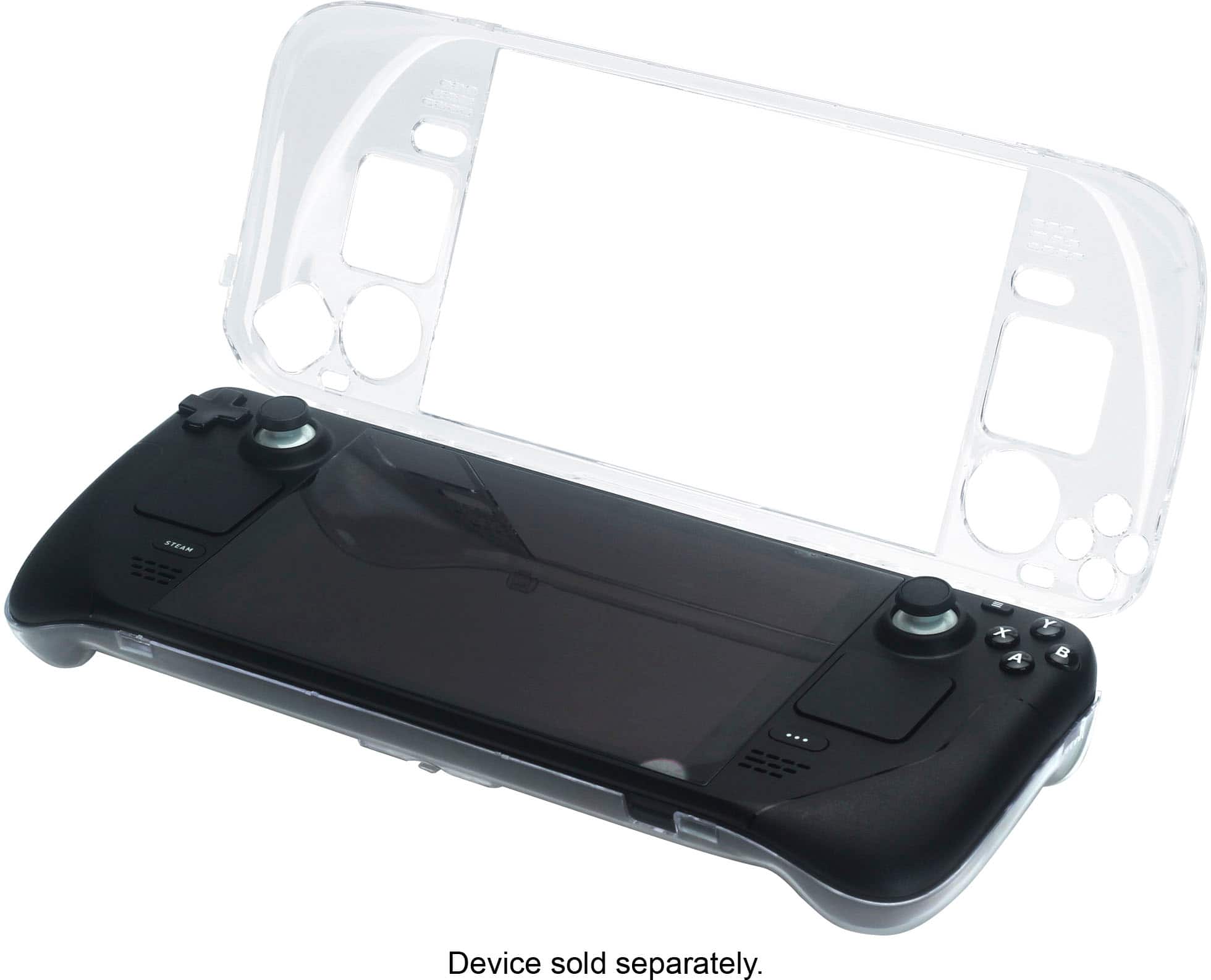 Alt View 14. Insignia™ - Clear Case for Steam Deck & Steam Deck OLED - Clear.