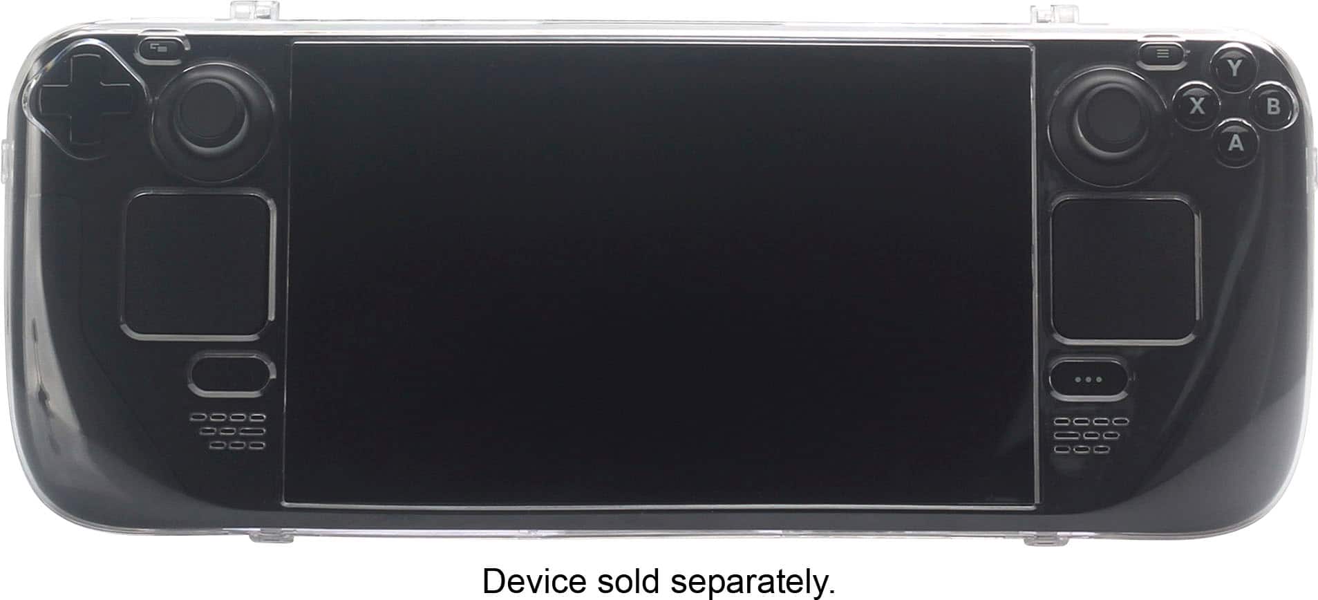 Alt View 15. Insignia™ - Clear Case for Steam Deck & Steam Deck OLED - Clear.