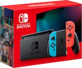 Switch with Neon Blue and Neon Red Joy‑Con