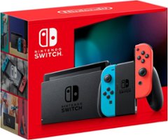 Nintendo - Switch with Neon Blue and Neon Red Joy‑Con - Front_Zoom