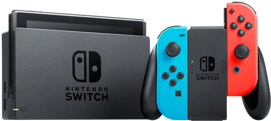 Switch with Neon Blue and Neon Red Joy‑Con Nintendo Switch Switch with Neon Blue and Neon Red Joy‑Con Nintendo Switch