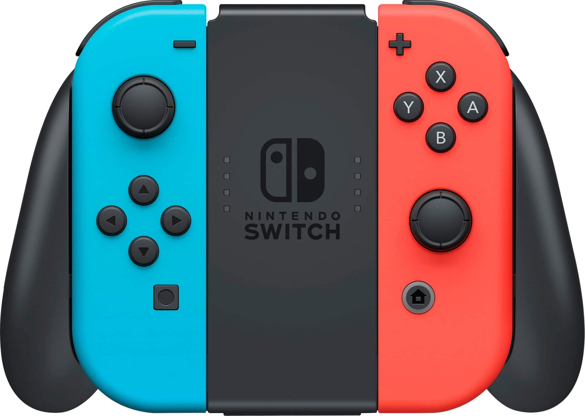 Nintendo Switch with Neon Blue and Neon Red Joy‑Con Multi 